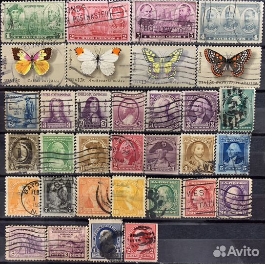 Почтовые марки США (USA) ч.3