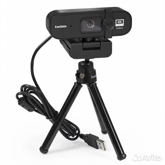 Веб-камера ExeGate Stream HD 4K PRO UHD T-Tripod 8
