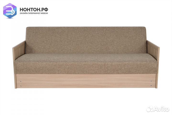 Диван книжка Ручеек-Ламино темно-бежевый