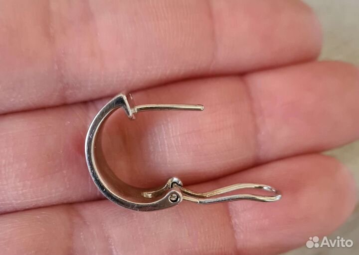 Серьги и кольцо серебро