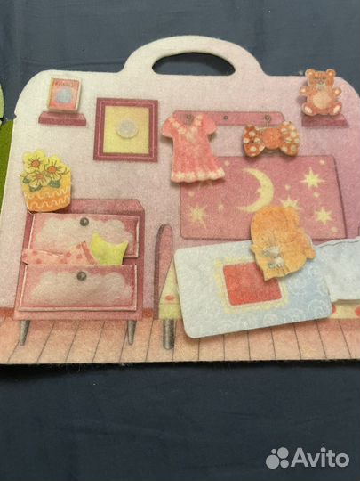 Кукольный домик из фетра