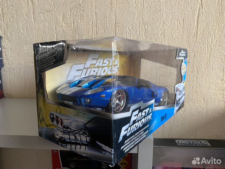 Fast and furious 1:24 ford gt модель форсаж