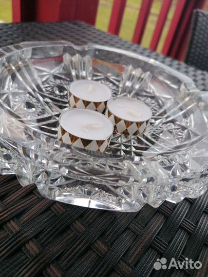 Хрустальная пепельница