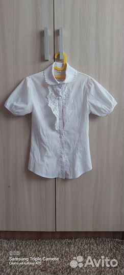 Школьная блузка 140