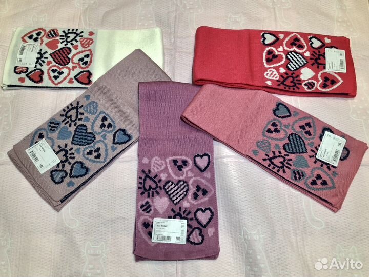 Новые детские зимние шарфы