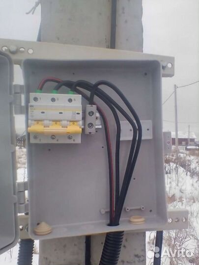 Столб для электричества монтаж 220в 380в