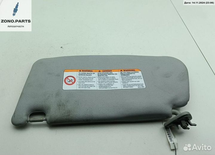 Козырек солнцезащитный правый на Mitsubishi Lancer (2000-2010)