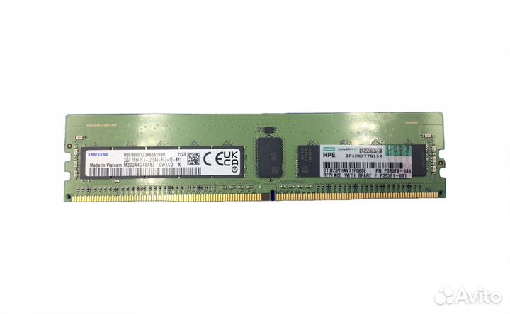 P38520-1A1 - HP 32GB DDR4-3200 MHz PC4-25600 ECC R