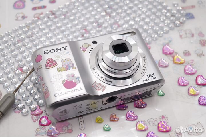 Винтажный y2k фотоаппарат Sony Cybershot DSC S