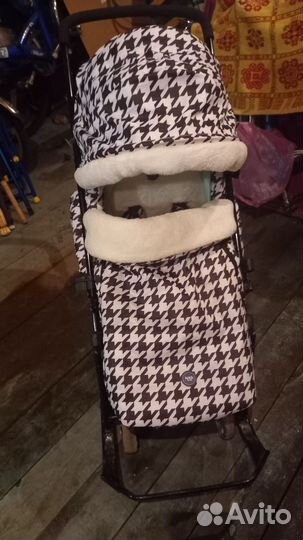 Сани коляска nika