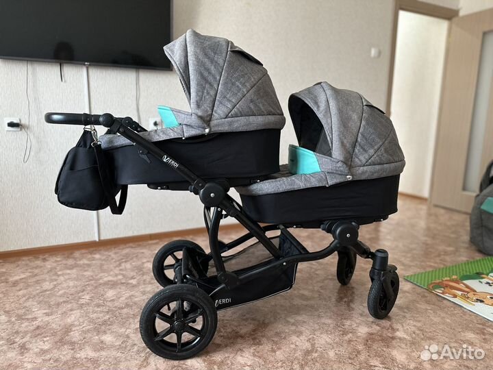 Коляска для двойни 2 в 1