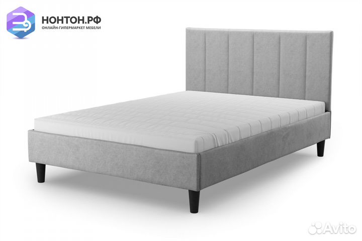 Кровать Дара серая