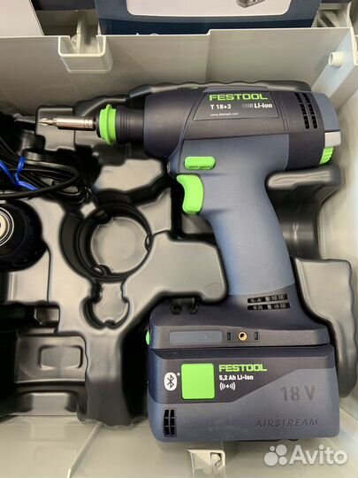 Дрель шуруповерт festool T18