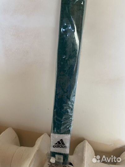 Пояс на кимано, Адидас, зеленый, 280см