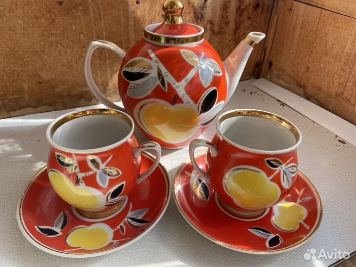 Советский фарфор, Яблоко, Поллоное