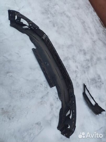 Юбка переднего бампера Фольксваген Тигуан 2