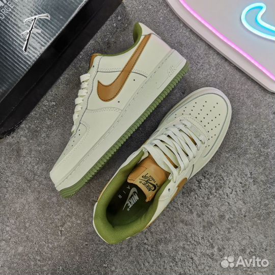 Кроссовки Nike Air Force 1 Low Green Brown