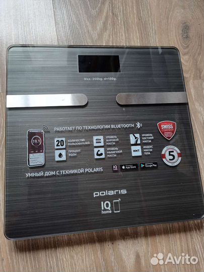 Весы напольные электронные Polaris IQ Home