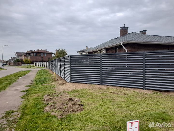 Забор жалюзи