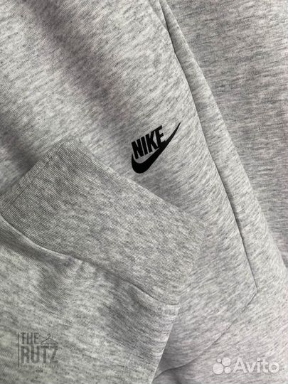 Штаны Nike tech fleece серые