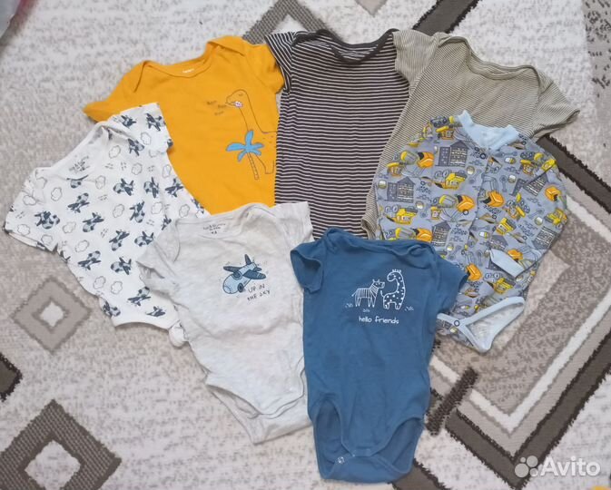 Одежда пакетом для мальчика 74-86