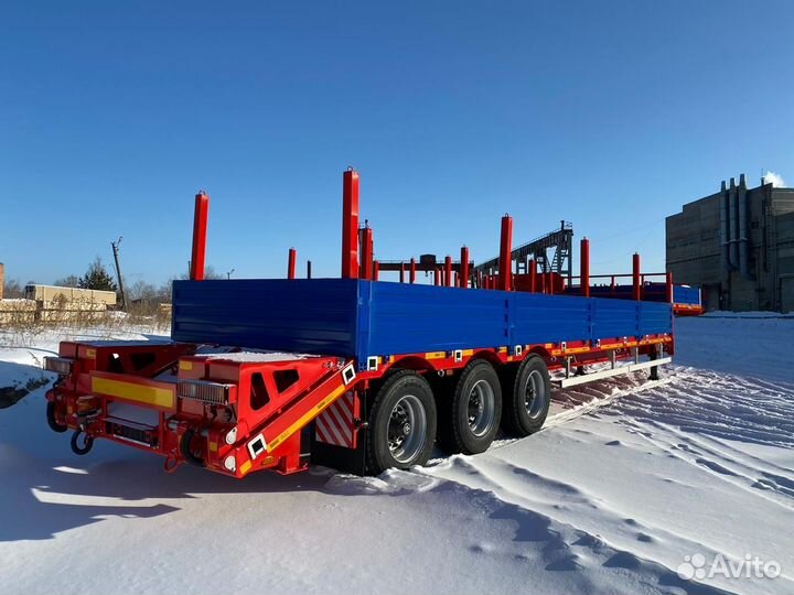 Полуприцеп трал (тяжеловоз) Политранс ТСП 94163, 2023