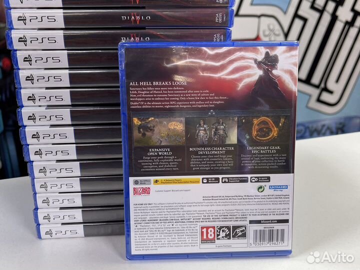 Diablo 4 ps5 диск (полностью на русском)