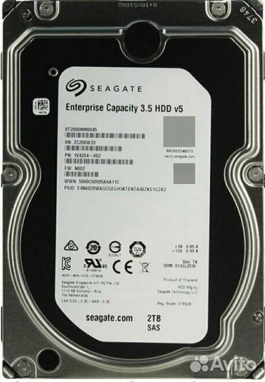Жесткий диск 2 тб seagate ST2000NM0045