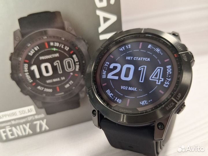 Часы Garmin Fenix 7X Sapphire Solar Titanium идеал
