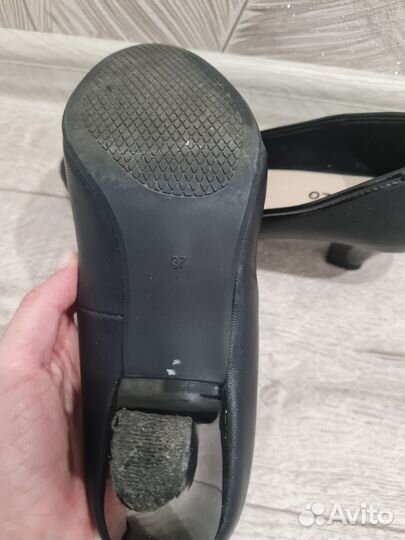 Туфли женские 37 размер чёрные