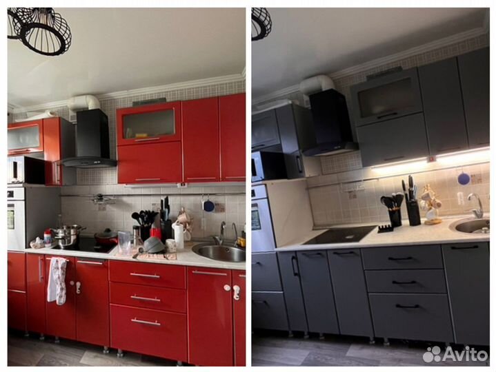 Покраска мебельных фасадов