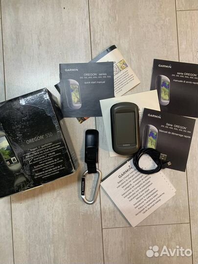 Навигатор garmin oregon 550 полный комплект