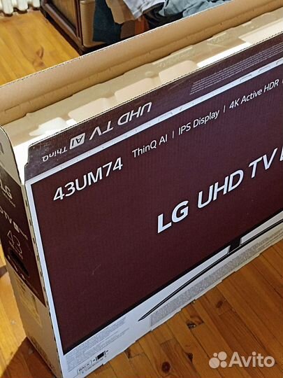 Телевизор lg SMART tv 43