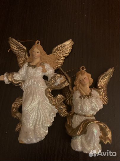Ёлочные игрушки ангелочки