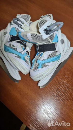 Коньки фигурные roces детские раздвижные, р.30-33