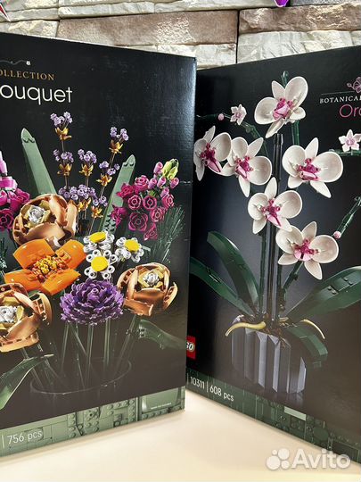 Lego icons букет цветов 10280