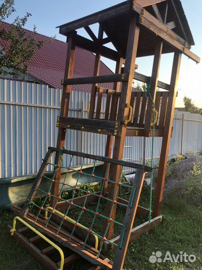 Детская игровая уличная горка