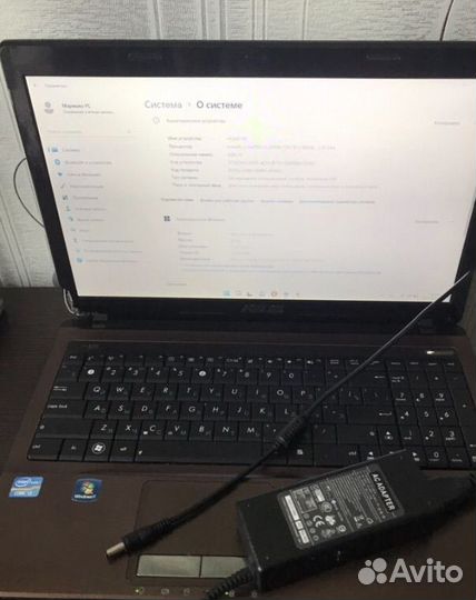 Asus k53e core i3 4 ядра/4гб/ссд /батарея 2-3 часа