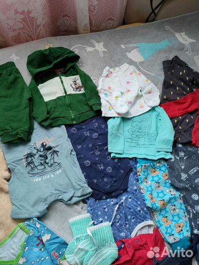 Пакет одежды для мальчика с 0 до 9мес