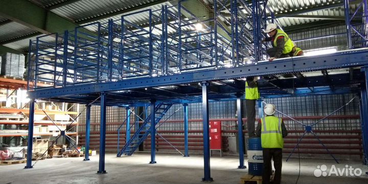 Монтаж / сборка стеллажей / металлоконструкций