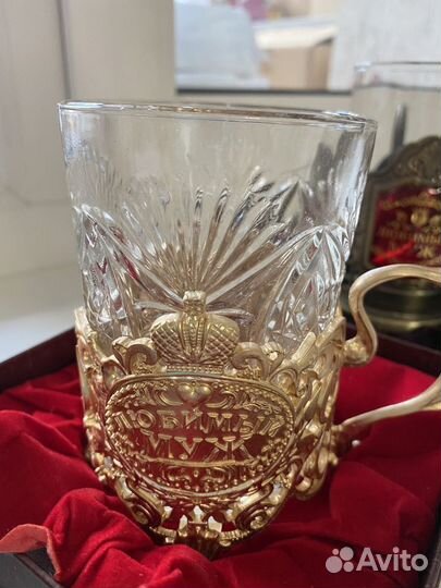 Новый набор подстаканников жене и мужу