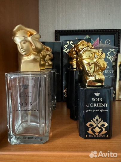 Пустые Флаконы и Коробки от духов Eau du Soir