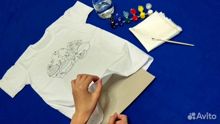 Футболка раскраска