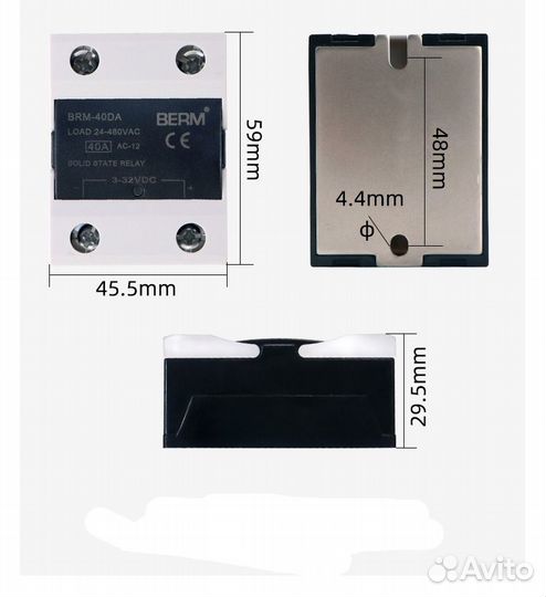 Твердотельное реле SSR Высокого качества Berm\ Bem