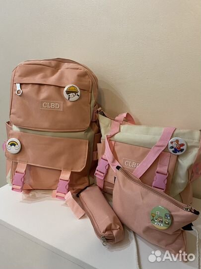 Школьный рюкзак набор 4в1