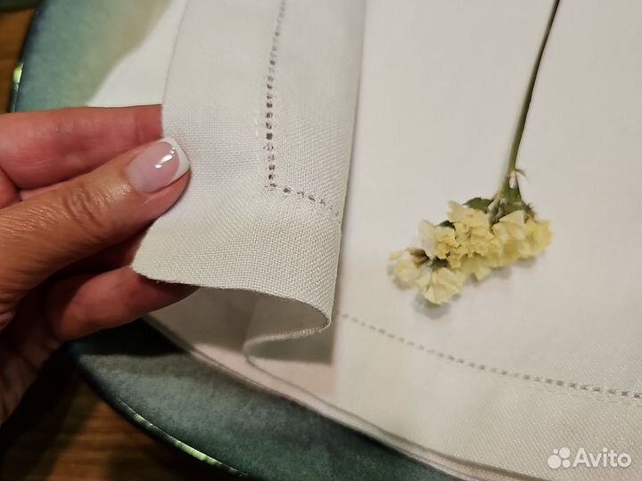 Салфетки сервировочные скатерть льняная