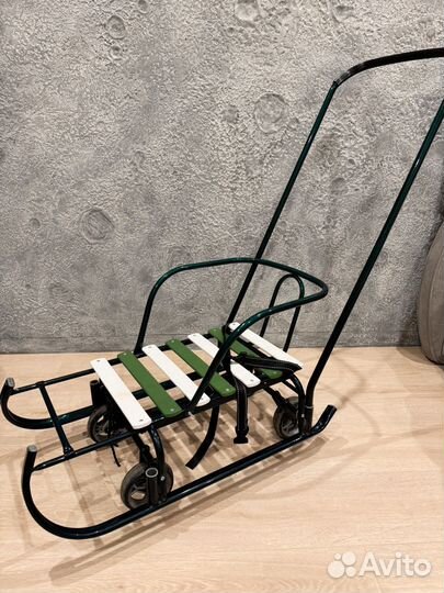 Санки тимка на колесах