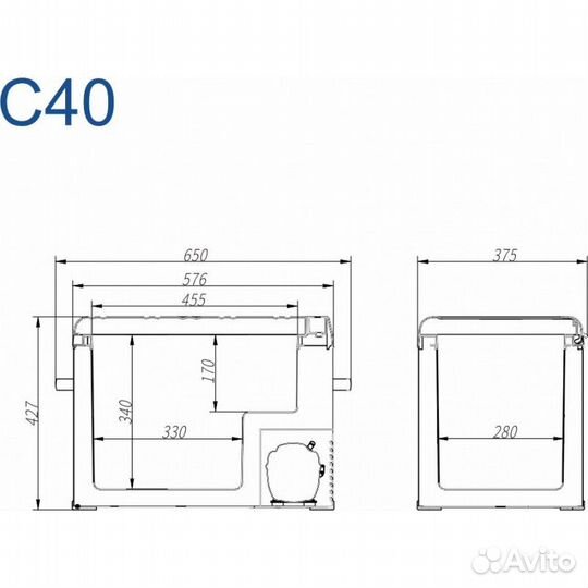 Автомобильный холодильник Alpicool C40