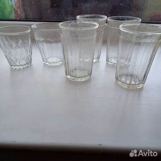 Рюмки и стаканы стекло СССР