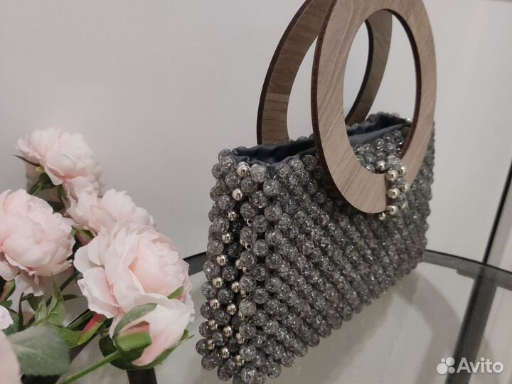 Сумка из бусин ручной работы